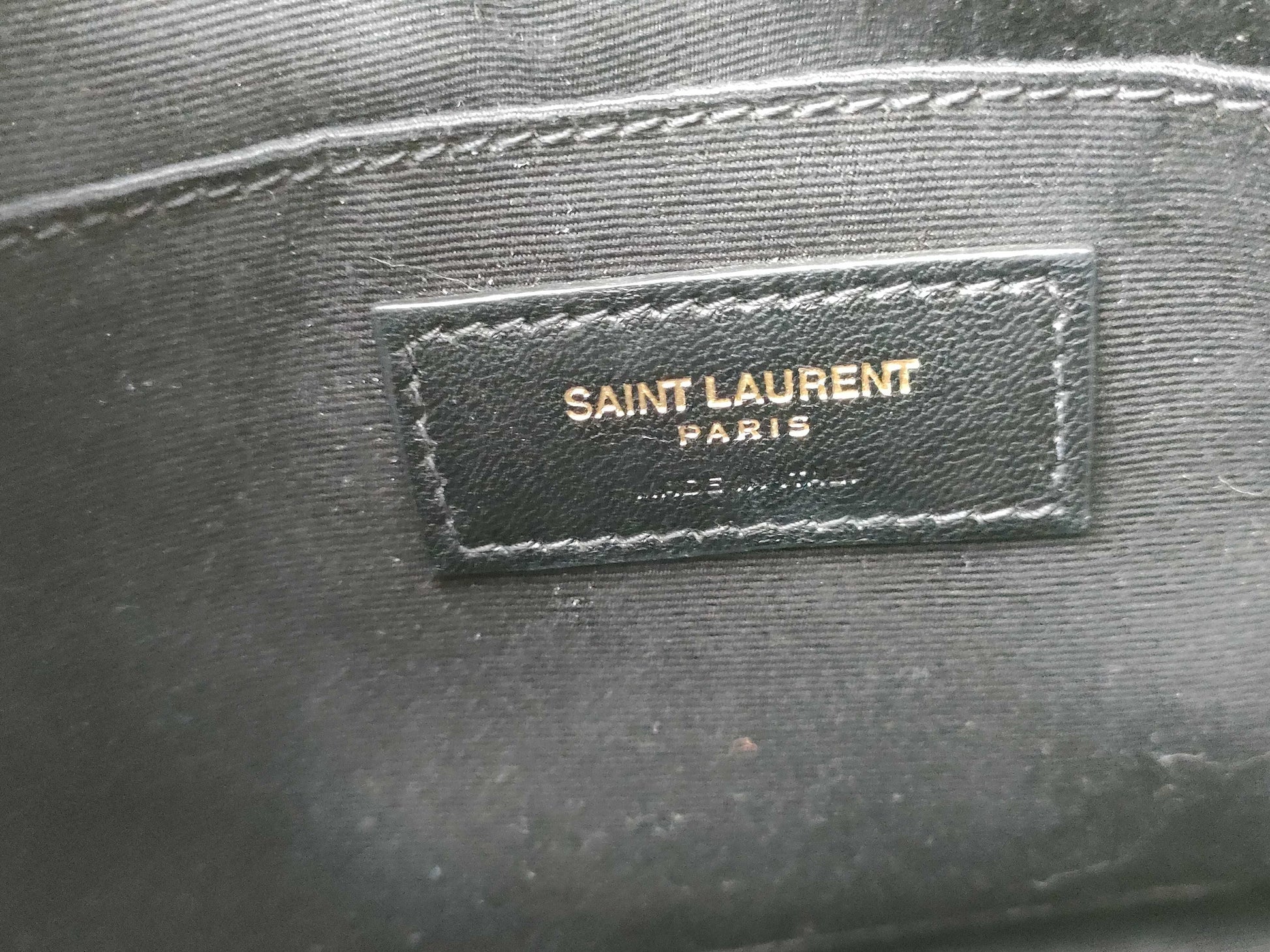 Yves Saint Laurent Suede Rhinestone Fringe Shoulder Bag