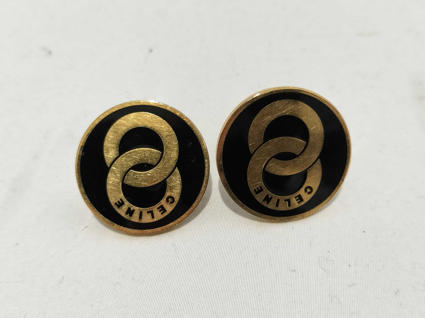 CELINE Circle Earrings