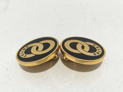 CELINE Circle Earrings