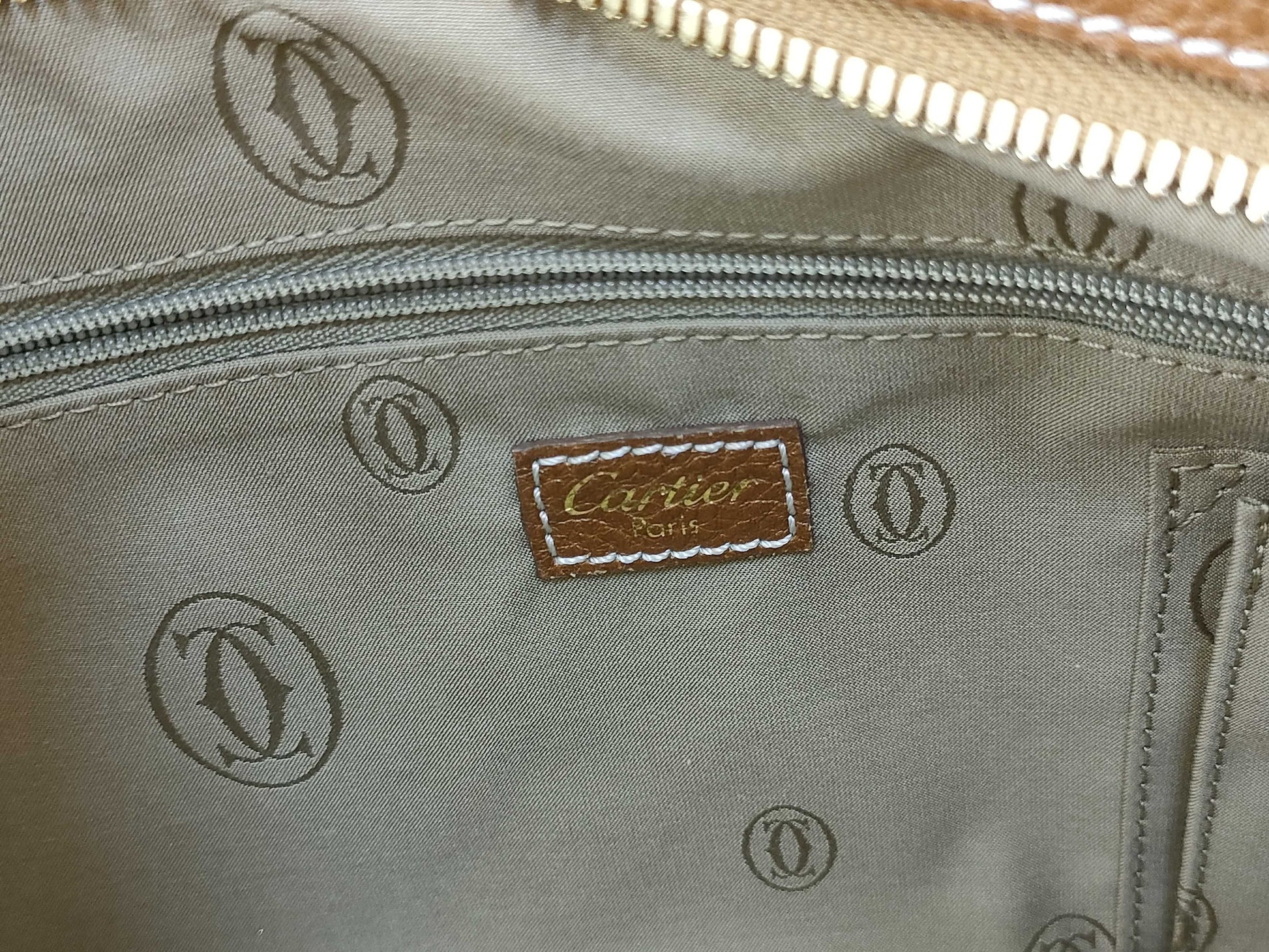 Cartier handbag brown handbag