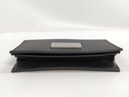 BVLGARI Leather Card Case, Card Case, Pass Case, Business Card Case