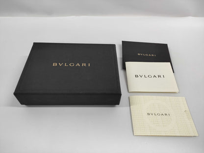 BVLGARI Leather Card Case, Card Case, Pass Case, Business Card Case