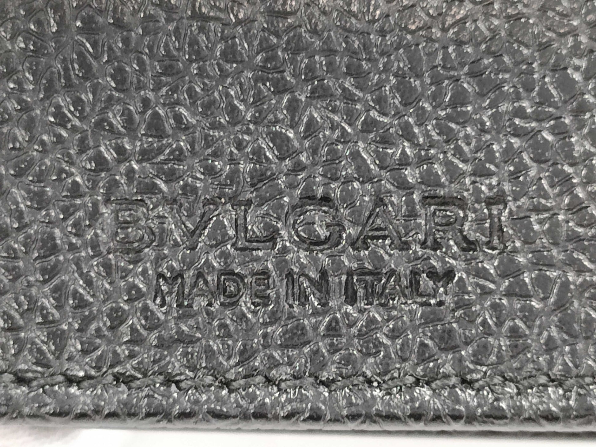 BVLGARI Leather Card Case, Card Case, Pass Case, Business Card Case