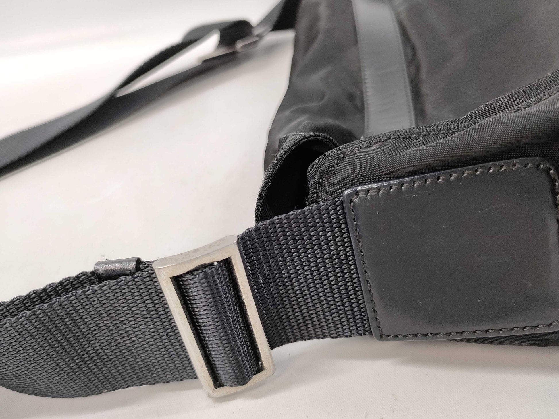 PRADA nylon messenger bag shoulder bag