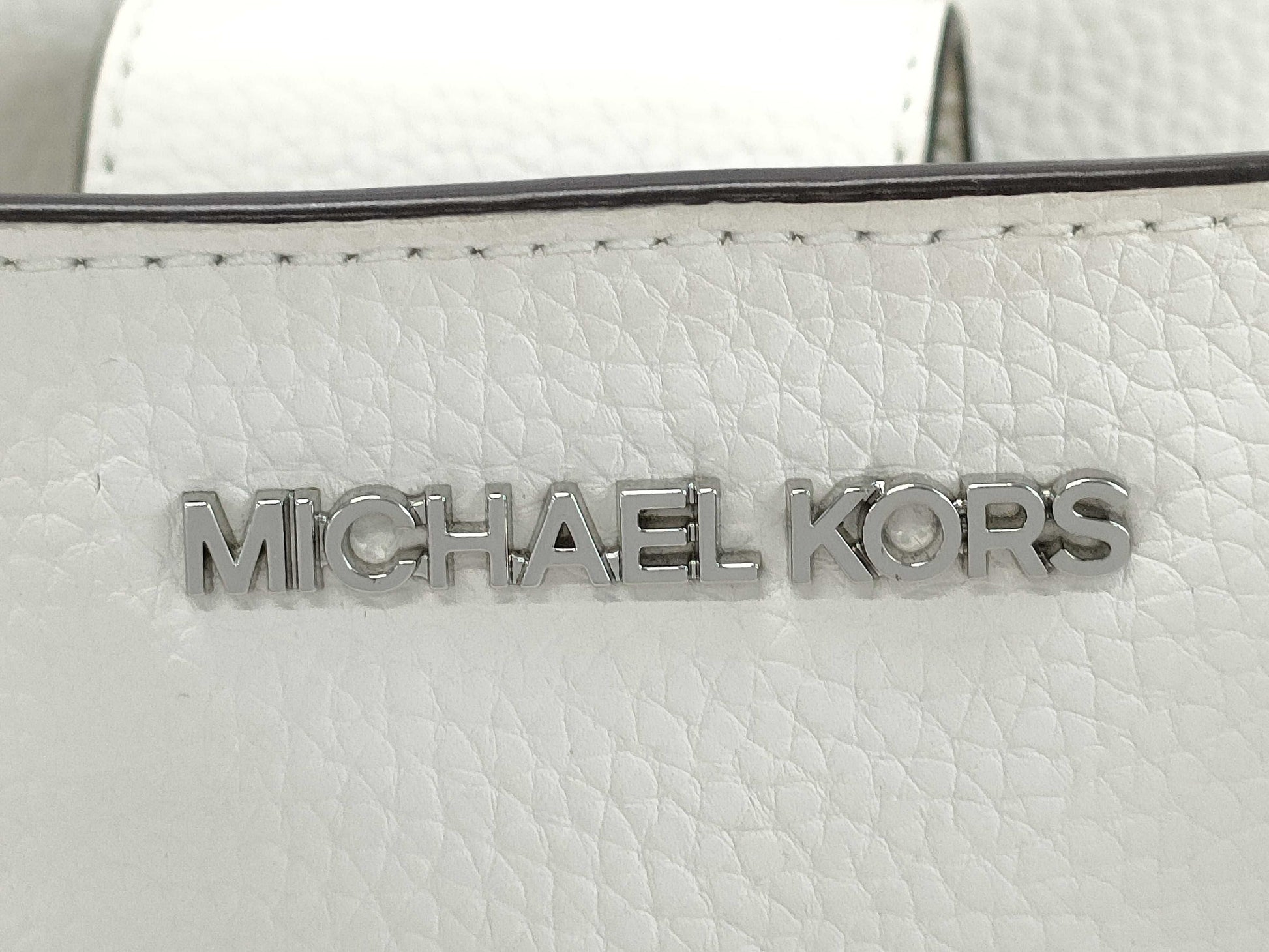 Michael Kors Michael Cole 2-Way Bag White Handbag