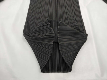 ISSEY MIYAKE Pleats Please Long Sleeve Blouse Top