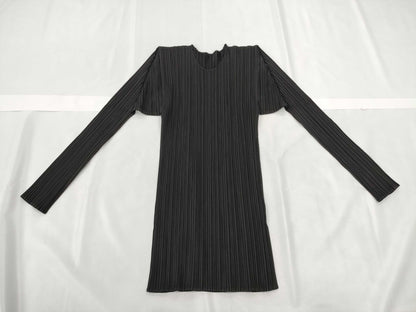 ISSEY MIYAKE Pleats Please Long Sleeve Blouse Top