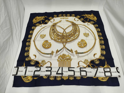 HERMES Carre Golden Knight Scarf