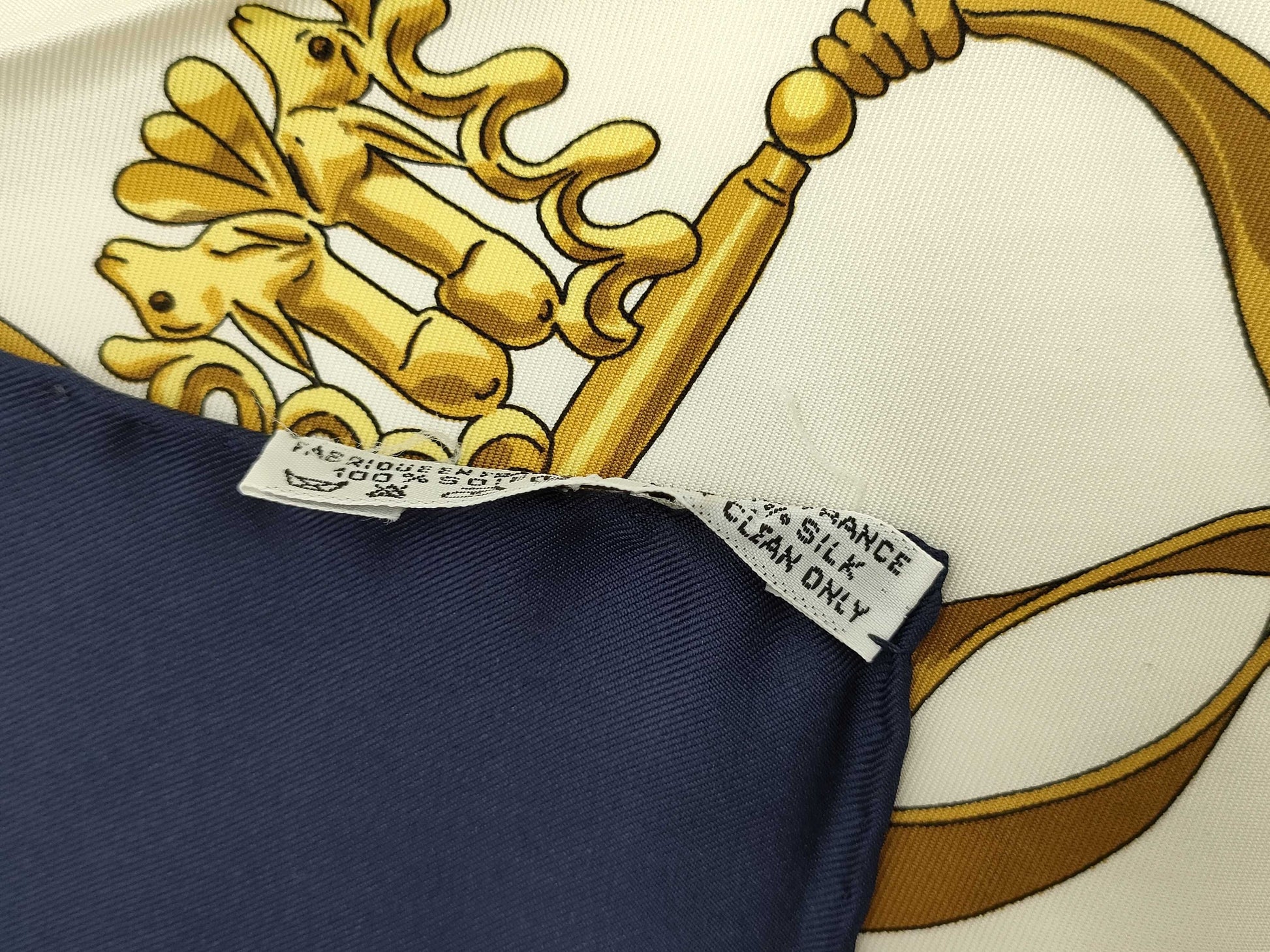 HERMES Carre Golden Knight Scarf