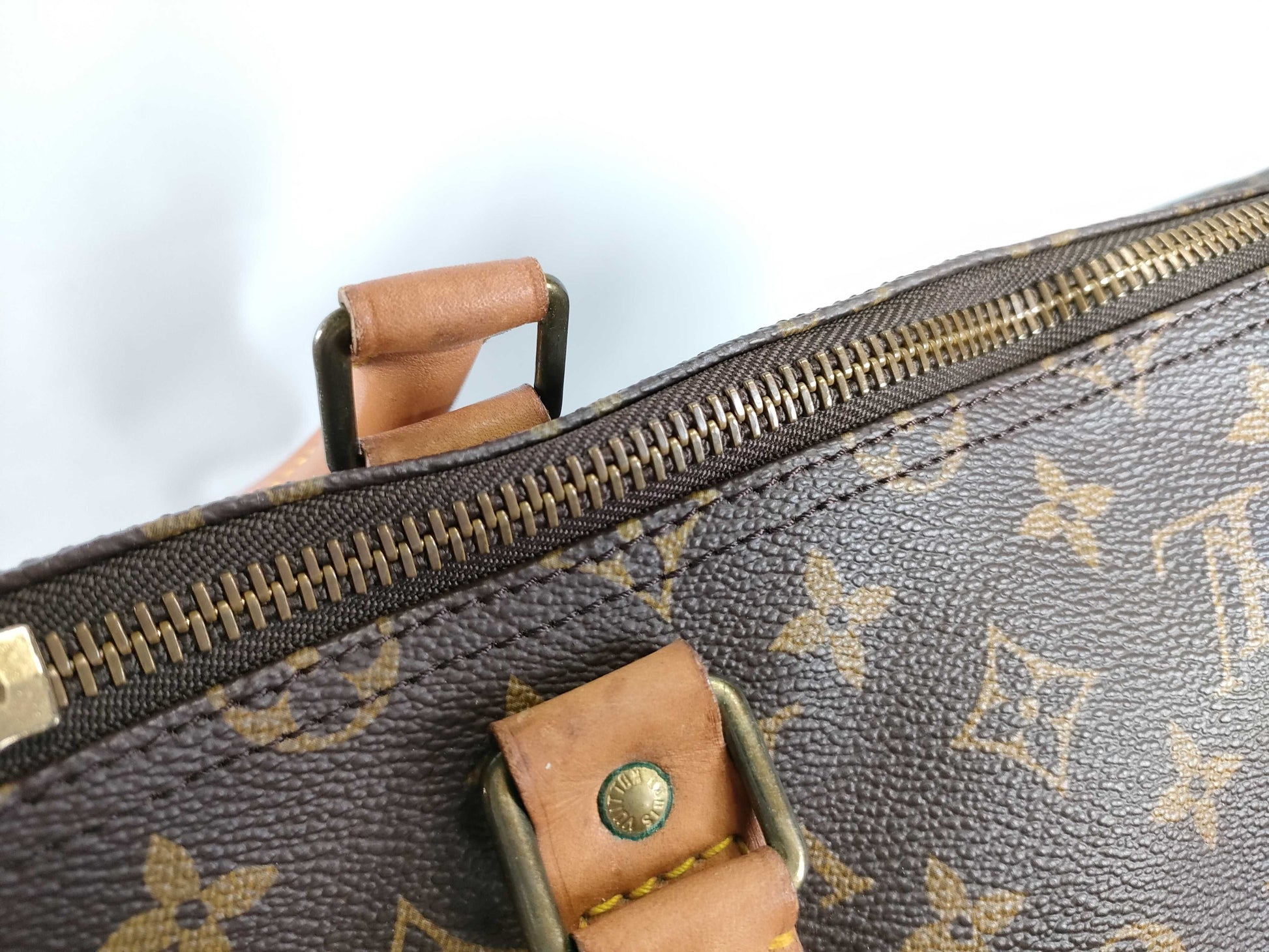 LOUIS VUITTON Monogram M41424 Keepall 55 Boston Bag