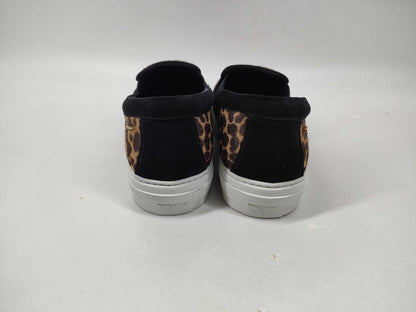 Salvatore Ferragamo Leopard Print Slip-On Shoes