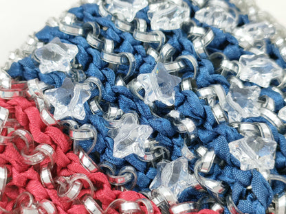 ANTEPRIMA Wire Chain Stars and Stripes Design Shoulder Bag
