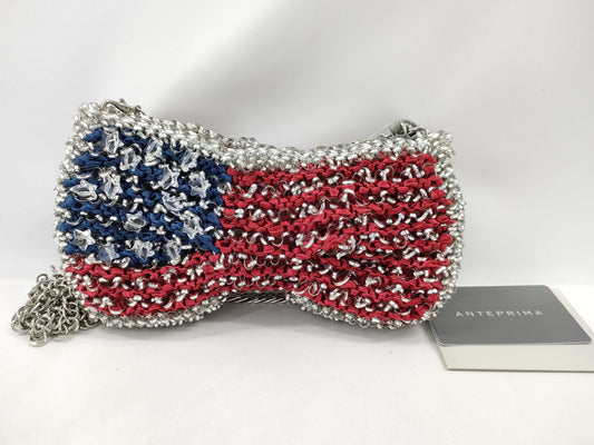 ANTEPRIMA Wire Chain Stars and Stripes Design Shoulder Bag