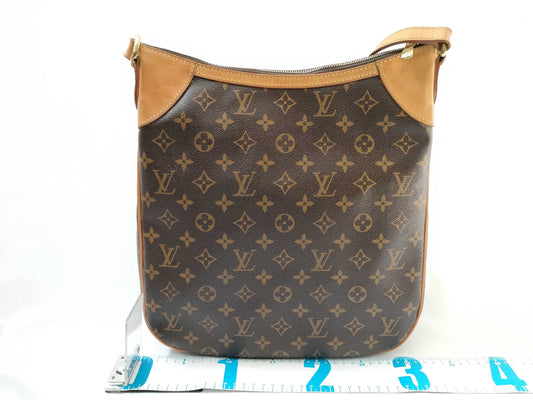 LOUIS VUITTON M56389 Monogram Odeon MM Shoulder Bag