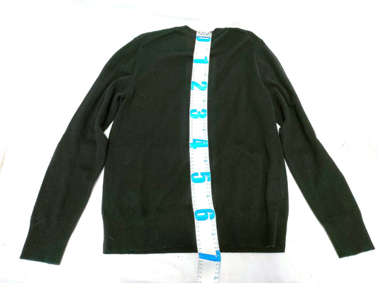 BURBERRY Men's Cashmere Sweater with TB Logo, Size M, Tops