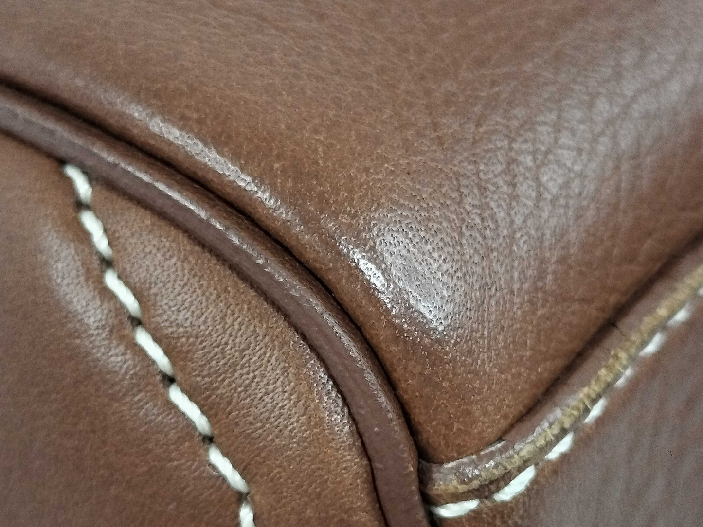 CELINE Leather Handbag Brown Handbag