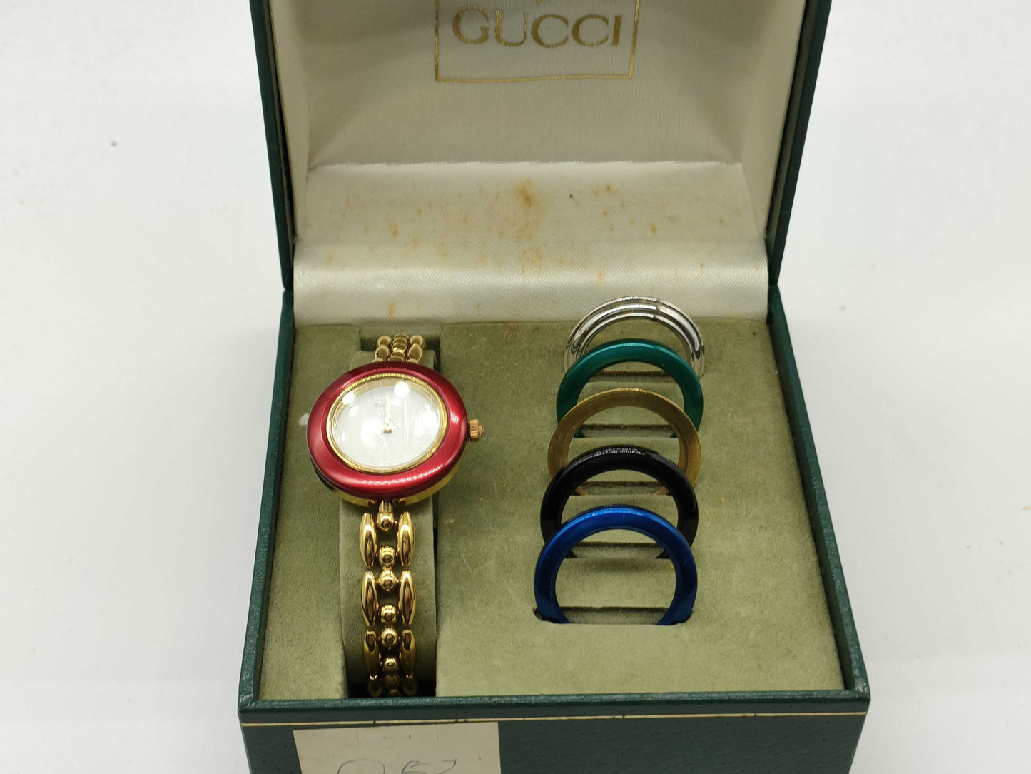 GUCCI 11/12.2 Women's Watch, Box Deteriorated, Not Working