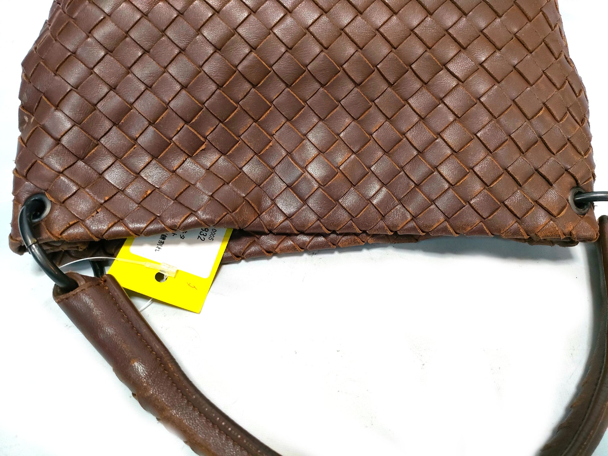 BOTTEGA VENETA Intrecciato Brown/One-Hand/Mirror Broken Handbag