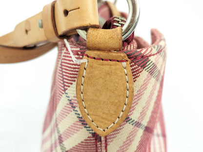BURBERRY Nova Check Shoulder Bag Pink Shoulder Bag