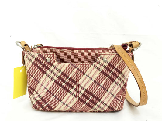 BURBERRY Nova Check Shoulder Bag Pink Shoulder Bag