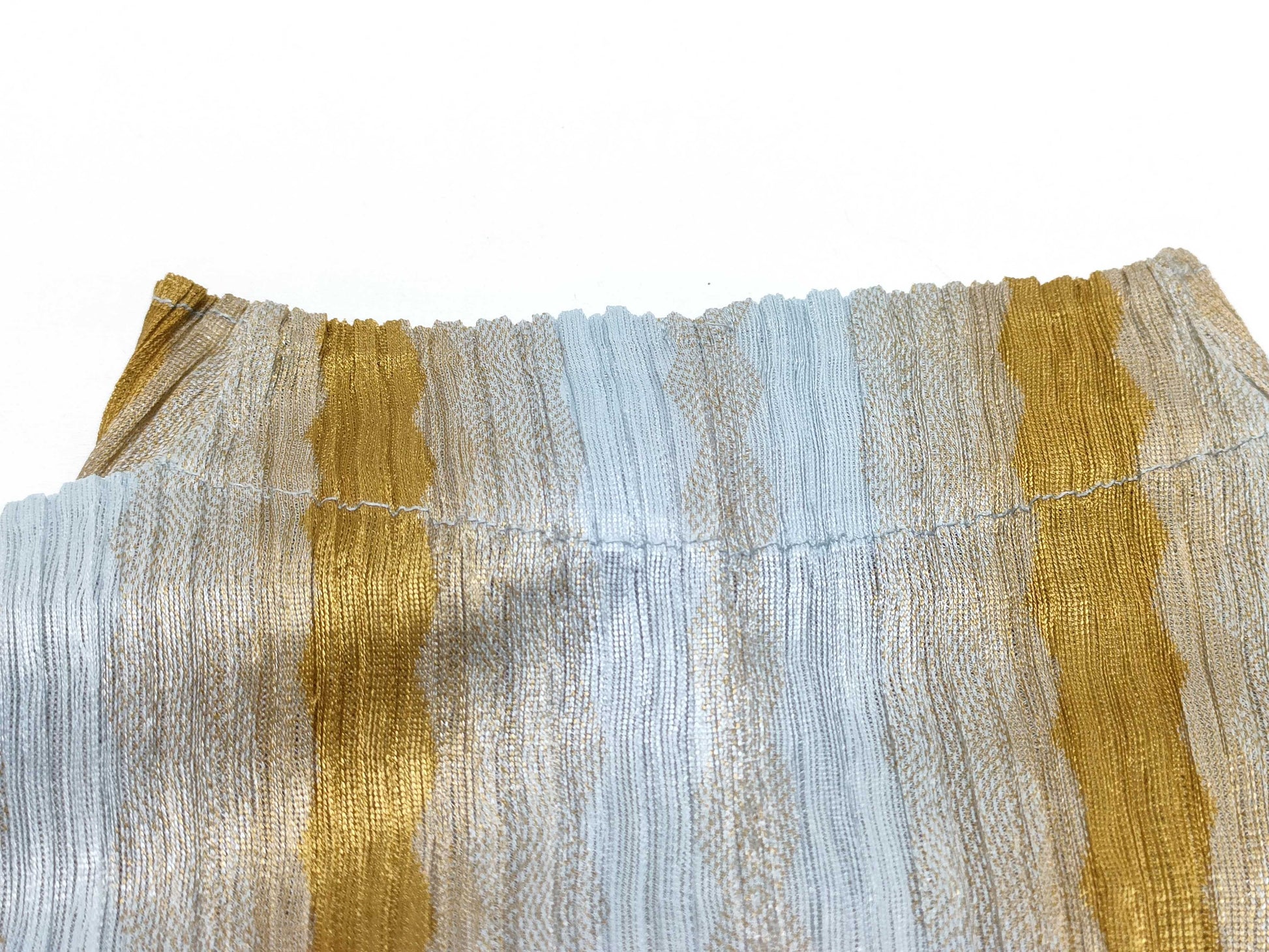 ISSEY MIYAKE Pleats Please Striped Cardigan