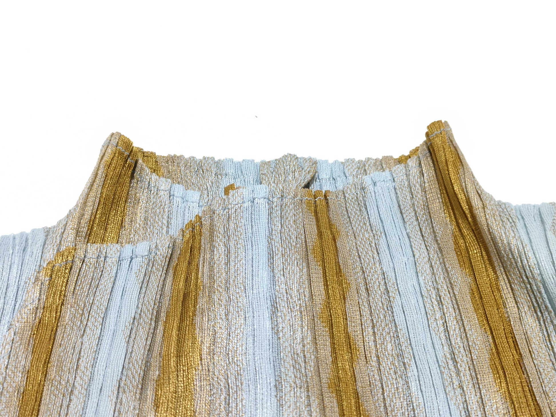 ISSEY MIYAKE Pleats Please Striped Cardigan