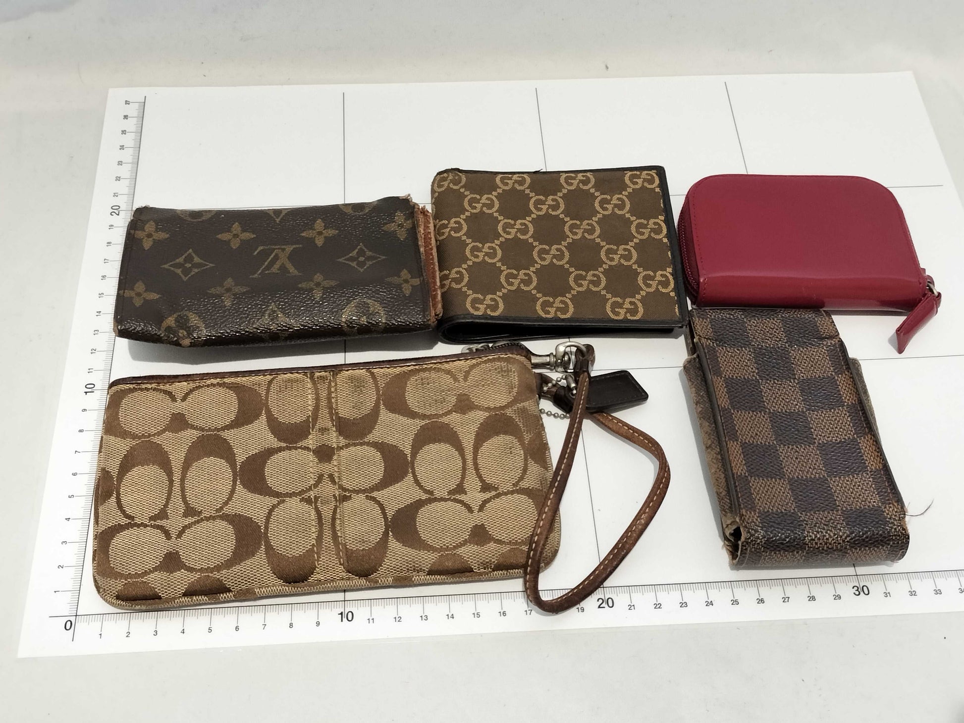 LOUIS VUITTON Monogram Damier Wallet/Coin Purse/Wallet 
