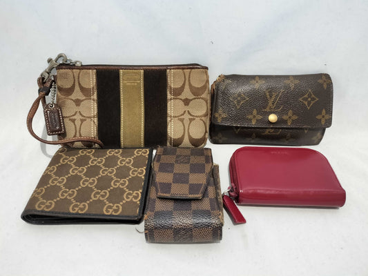 LOUIS VUITTON Monogram Damier Wallet/Coin Purse/Wallet 