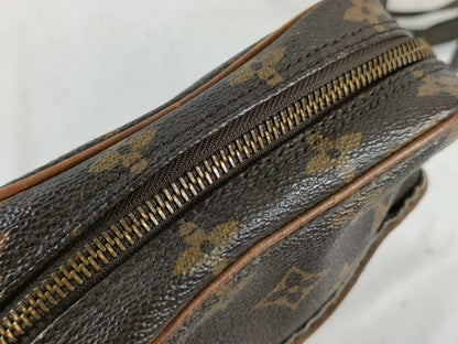 LOUIS VUITTON Monogram M45266 Danube Shoulder Bag with Torn Shoulder Strap