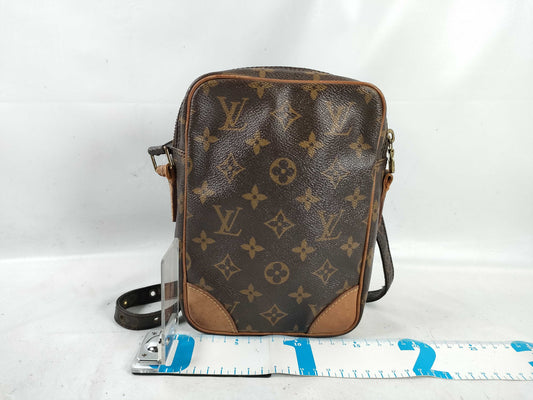 LOUIS VUITTON Monogram M45266 Danube Shoulder Bag with Torn Shoulder Strap