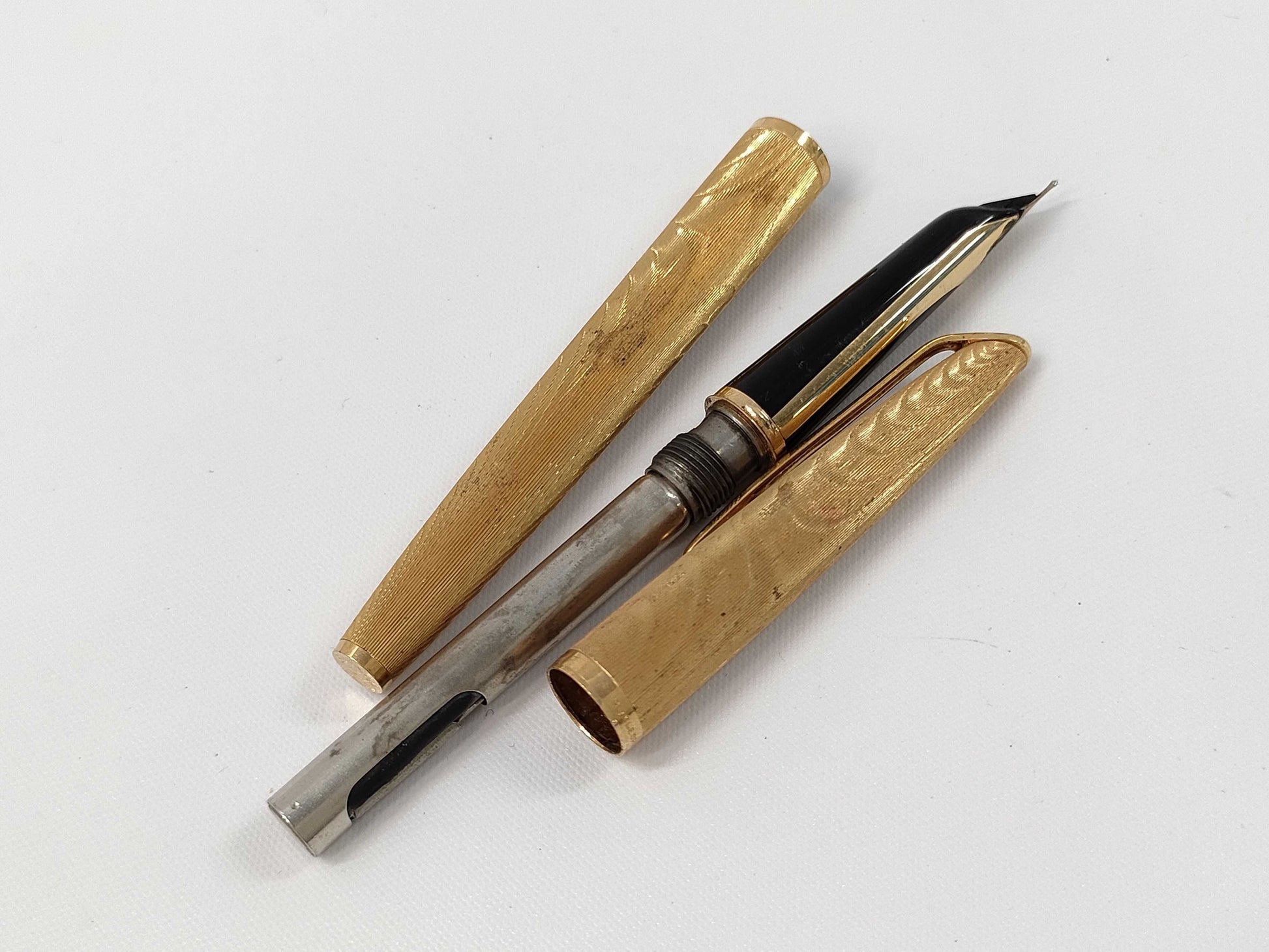 WATERMAN WATERMAN PLAQUE OR G nib 1K18 Fountain Pen Pen