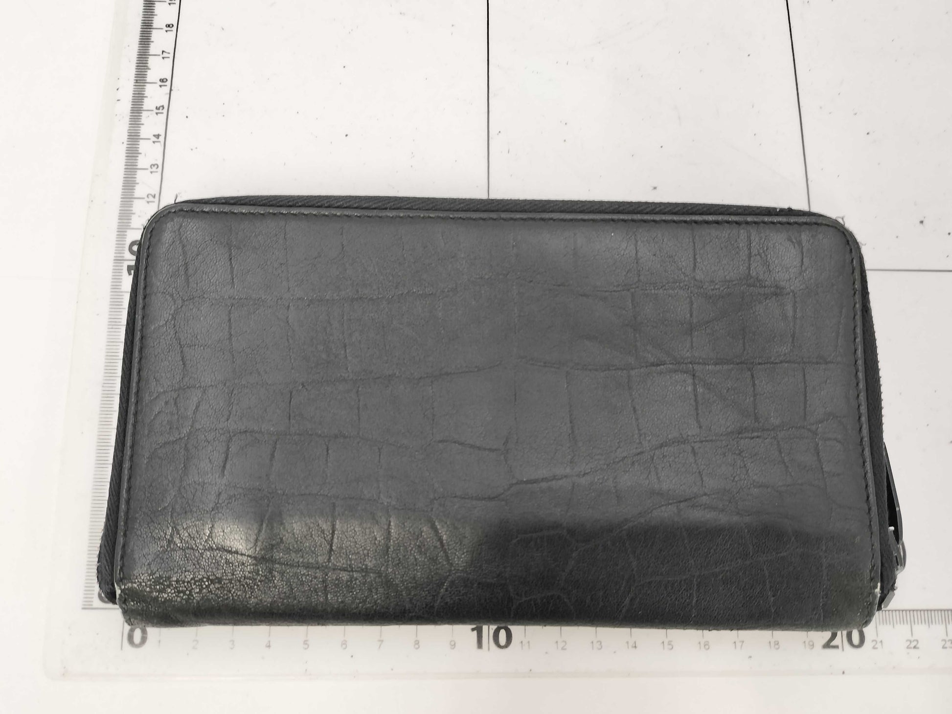 Yves Saint Laurent Embossed Long Wallet