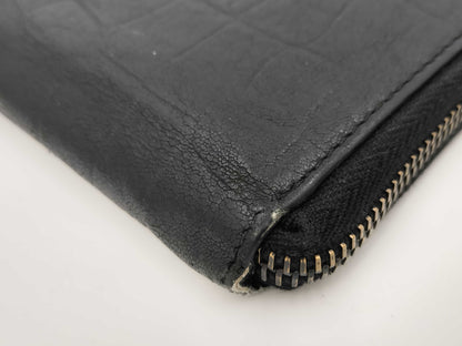 Yves Saint Laurent Embossed Long Wallet