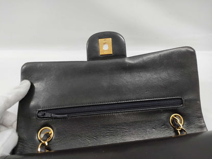 CHANEL Lambskin Matelasse Chain Shoulder Bag with Double Flap, Size 25, No. 4