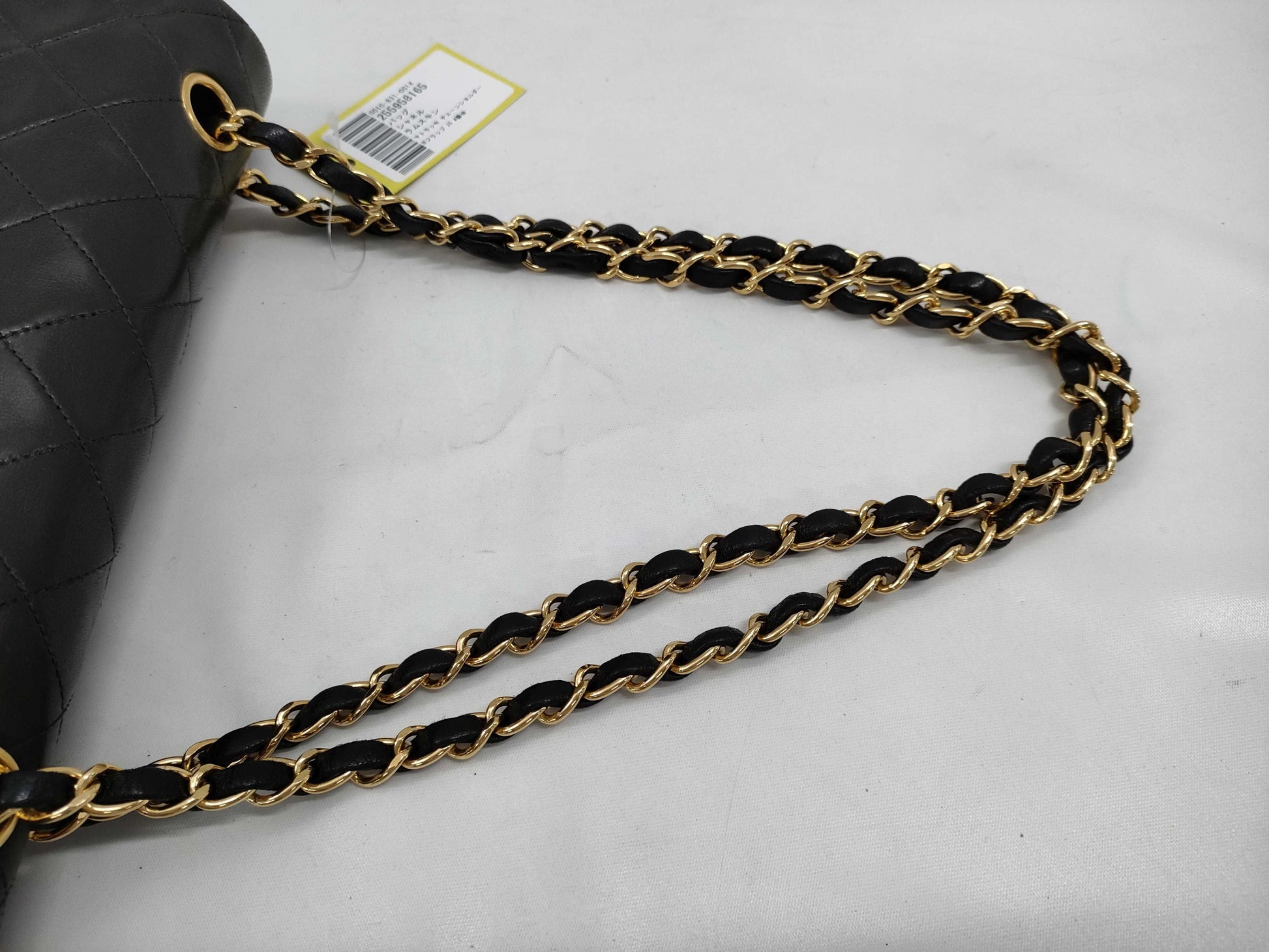 CHANEL Lambskin Matelasse Chain Shoulder Bag with Double Flap, Size 25, No. 4