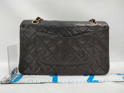 CHANEL Lambskin Matelasse Chain Shoulder Bag with Double Flap, Size 25, No. 4