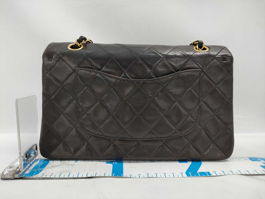CHANEL Lambskin Matelasse Chain Shoulder Bag with Double Flap, Size 25, No. 4