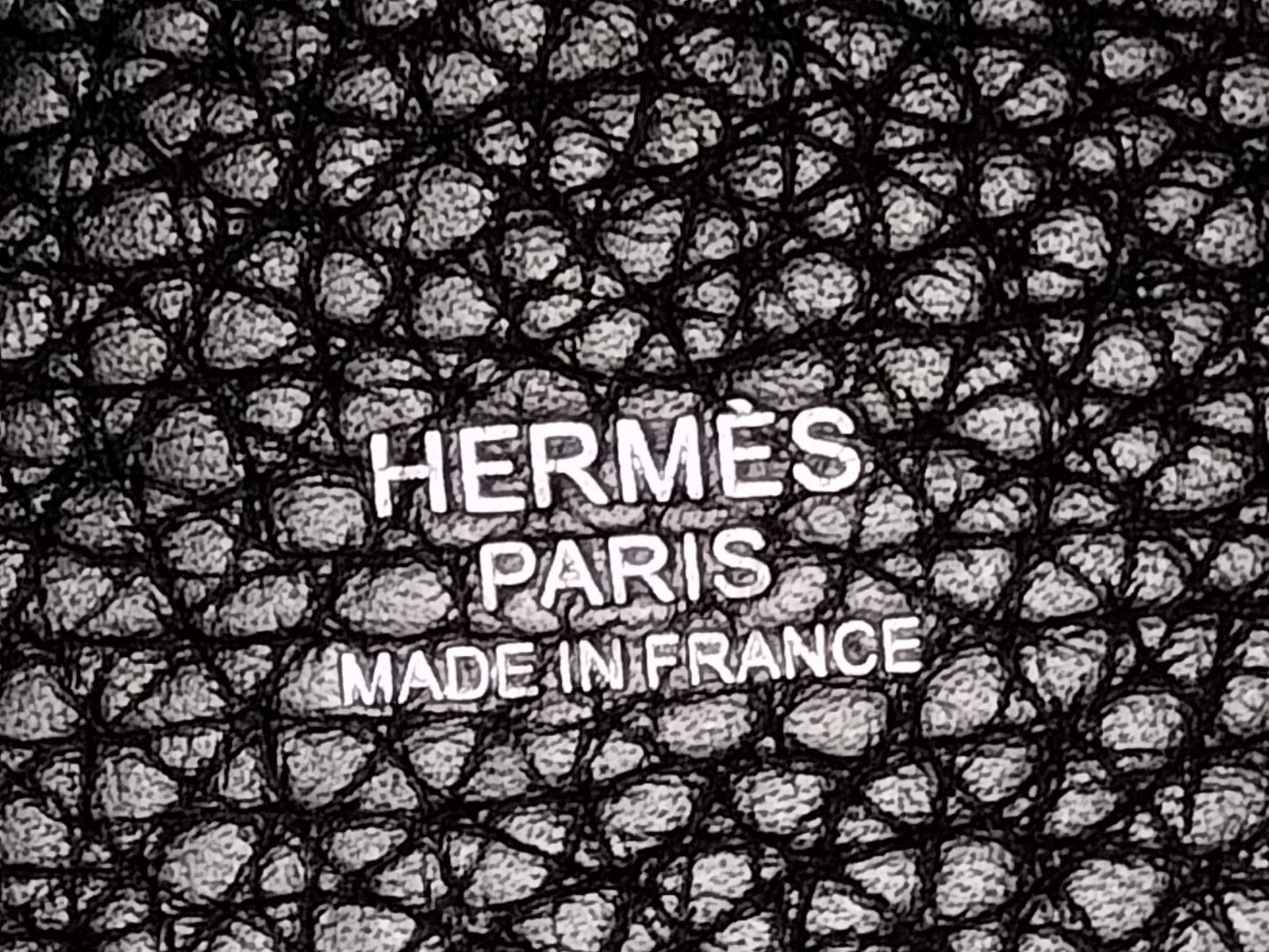 HERMES Picotin Black T Stamped Handbag with Pouch