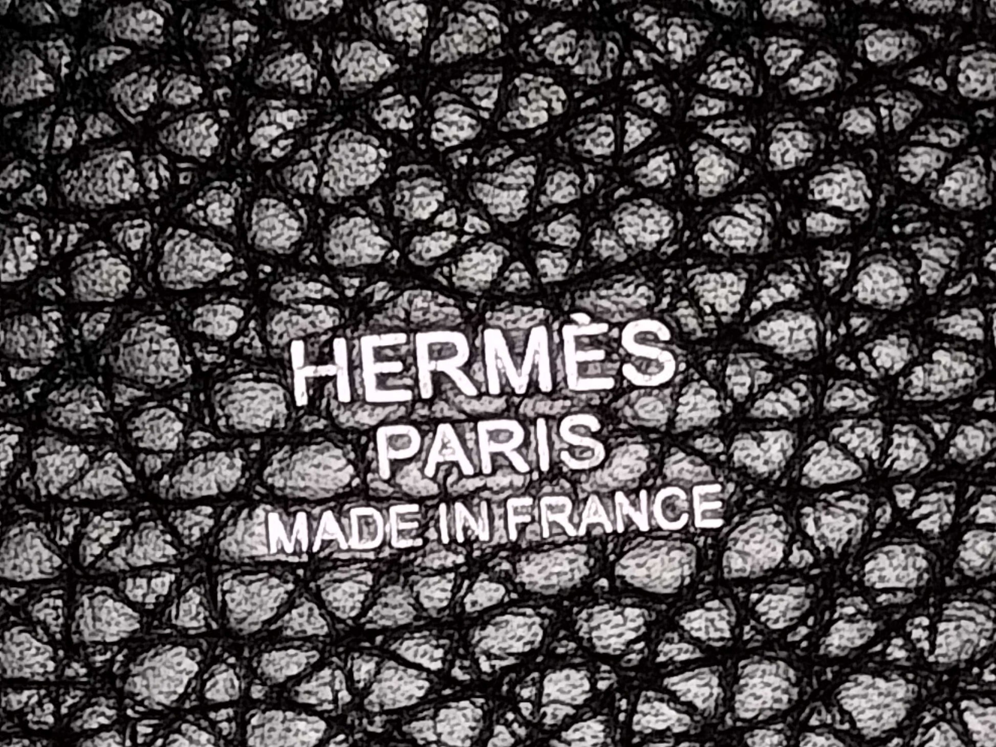 HERMES Picotin Black T Stamped Handbag with Pouch