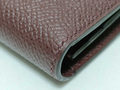 HERMES Engraved A Bearn Souffle Raisin A Wallet