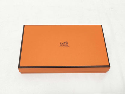 HERMES □Q Bearn Souffle Blue Glacier? Q Wallet