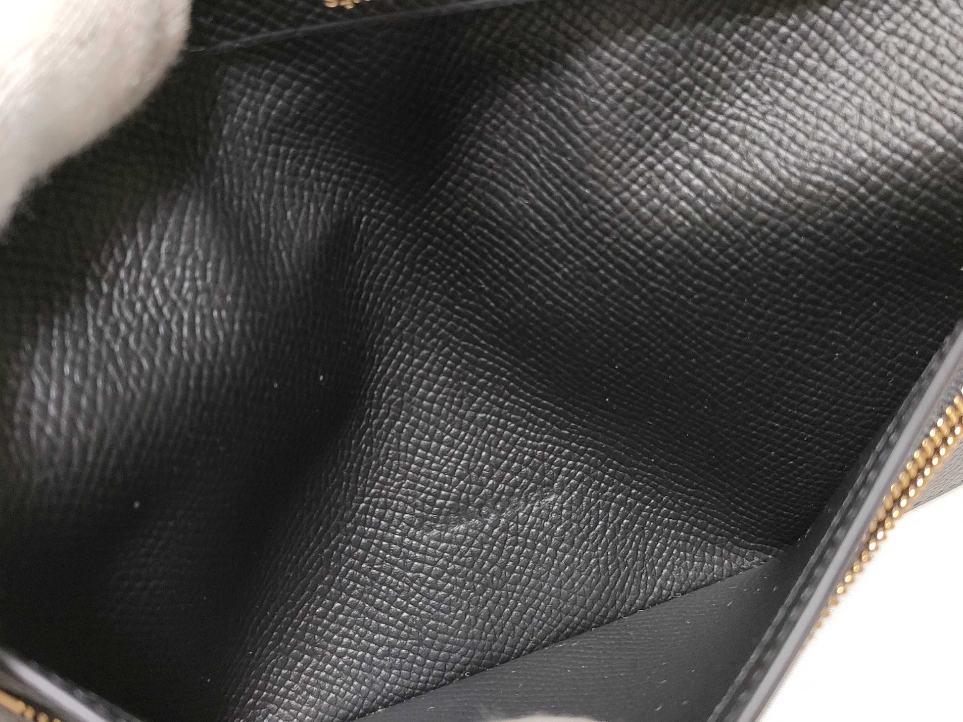 HERMES Bearn Souffle Black Wallet