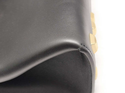 Salvatore Ferragamo Gancini 2-way black shoulder bag