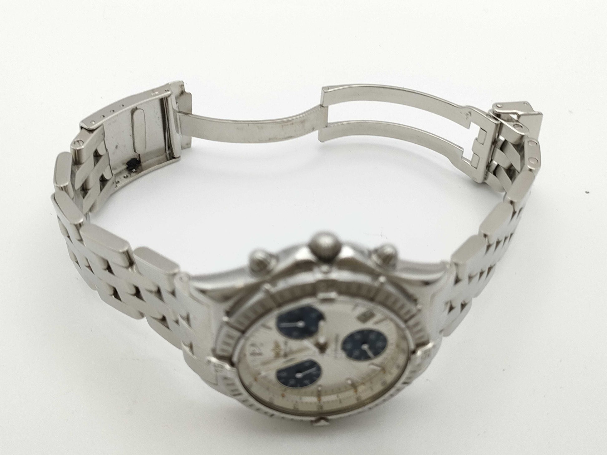 BREITLING A53011 2969 Quartz Silver Dial Men's Watch