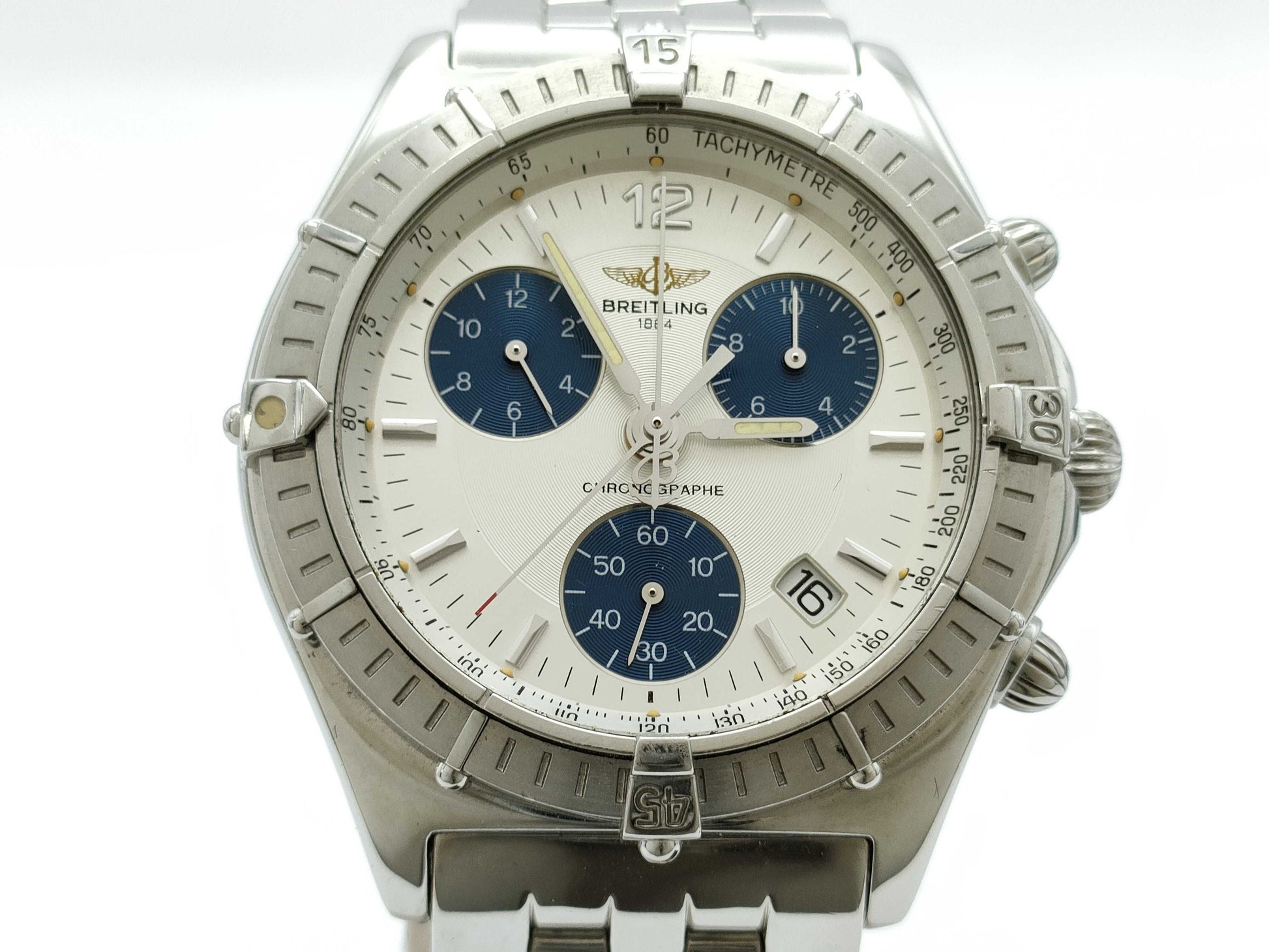BREITLING A53011 2969 Quartz Silver Dial Men's Watch
