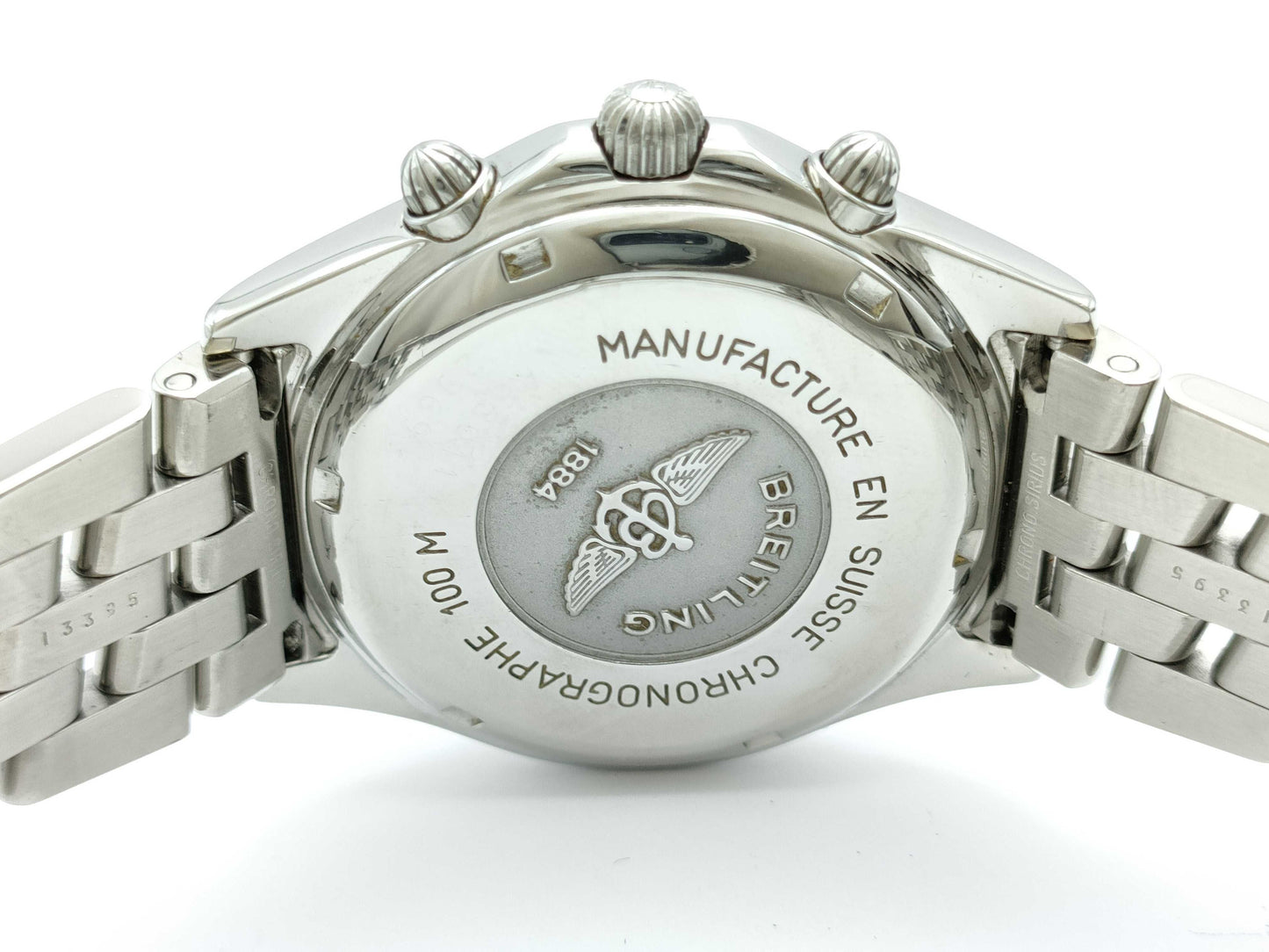 BREITLING A53011 2969 Quartz Silver Dial Men's Watch