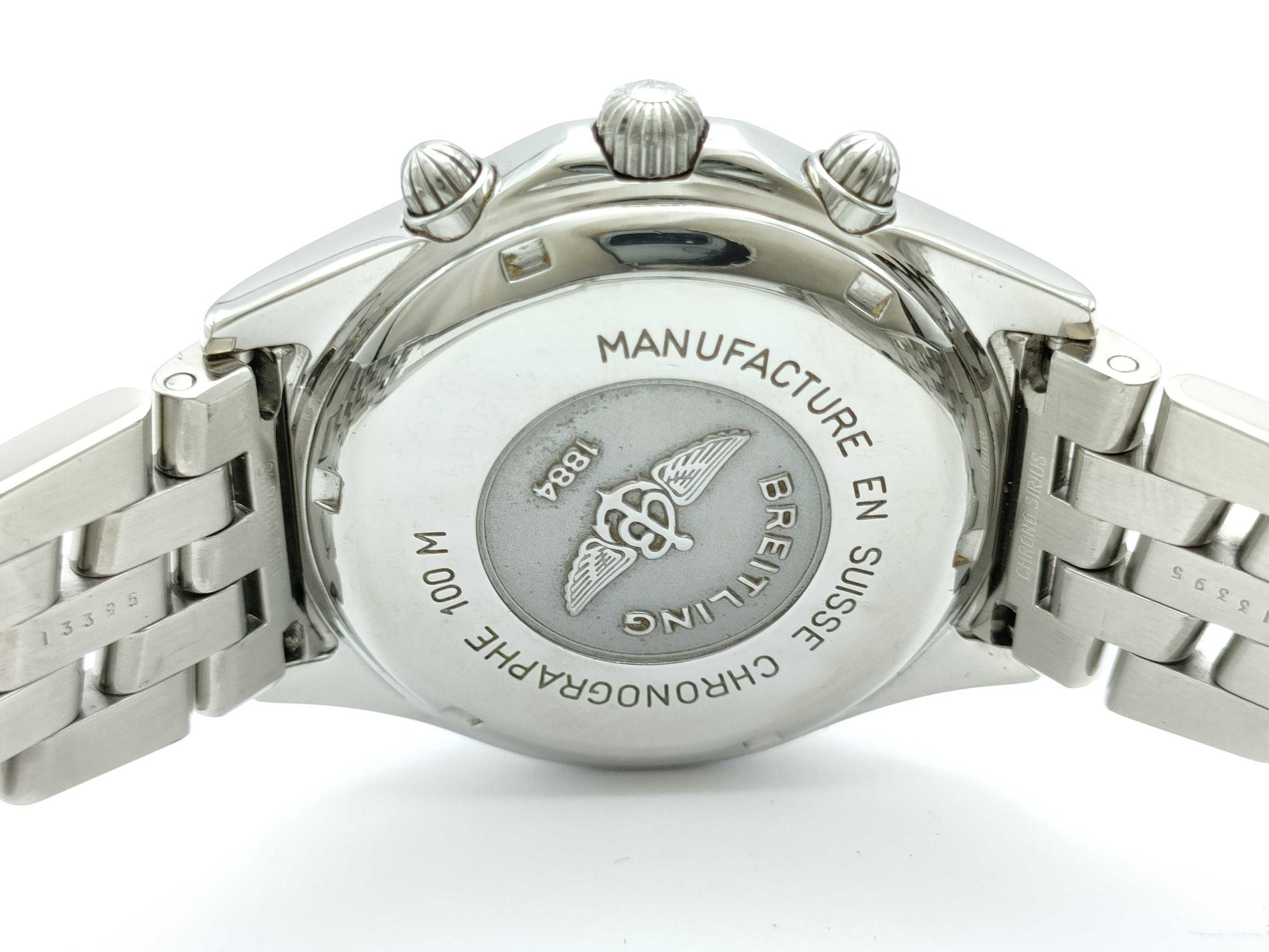 BREITLING A53011 2969 Quartz Silver Dial Men's Watch
