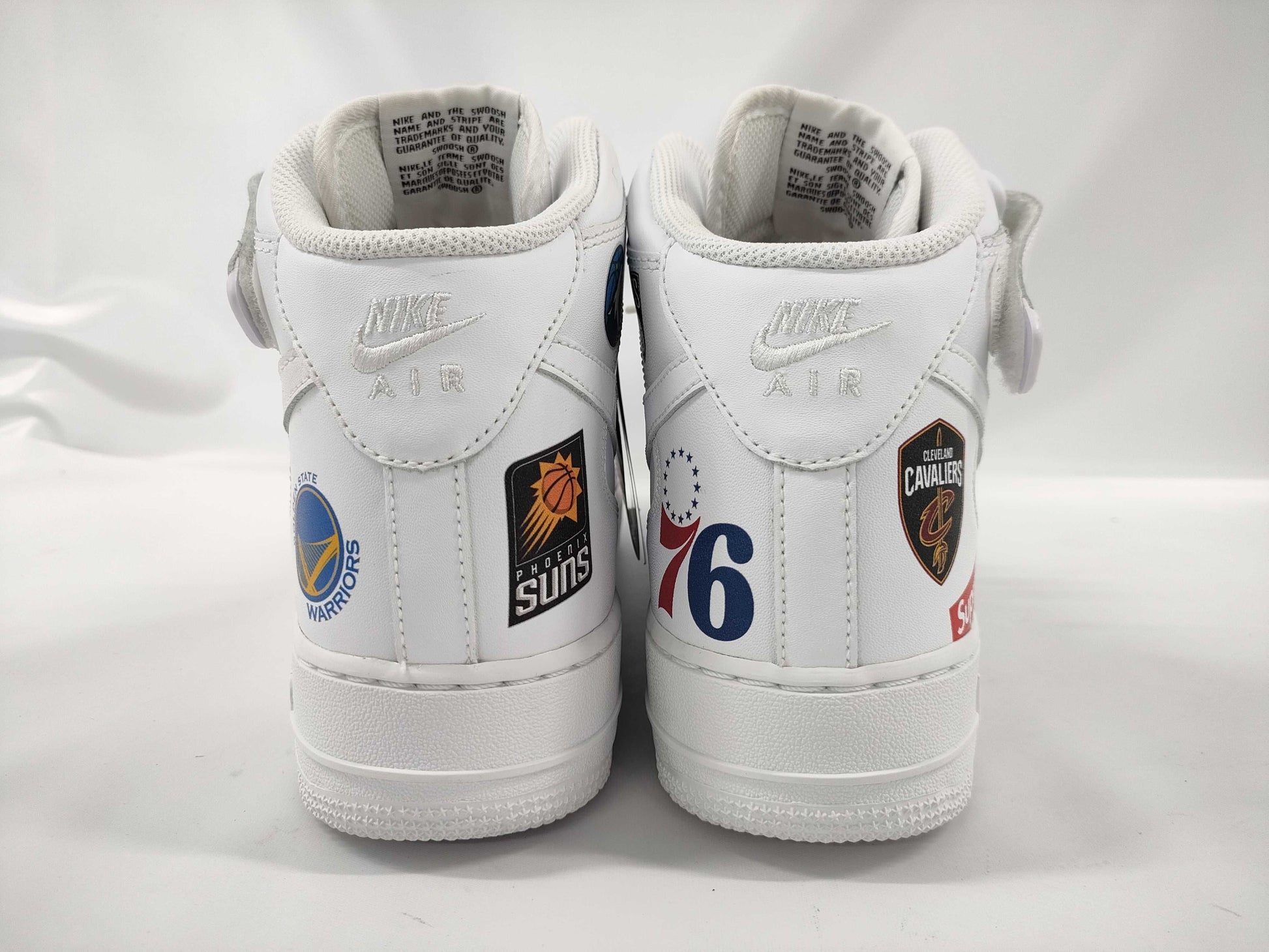 NIKE Air Force Supreme NBA x Nike White AQ8 Sneakers