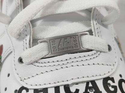 NIKE Air Force Supreme NBA x Nike White AQ8 Sneakers