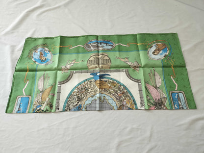 HERMES Carré "Geographer" Scarf